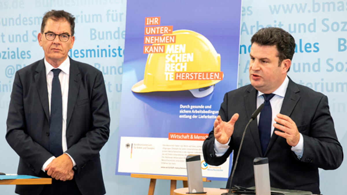 Gerd Müller und Hubertus Heil