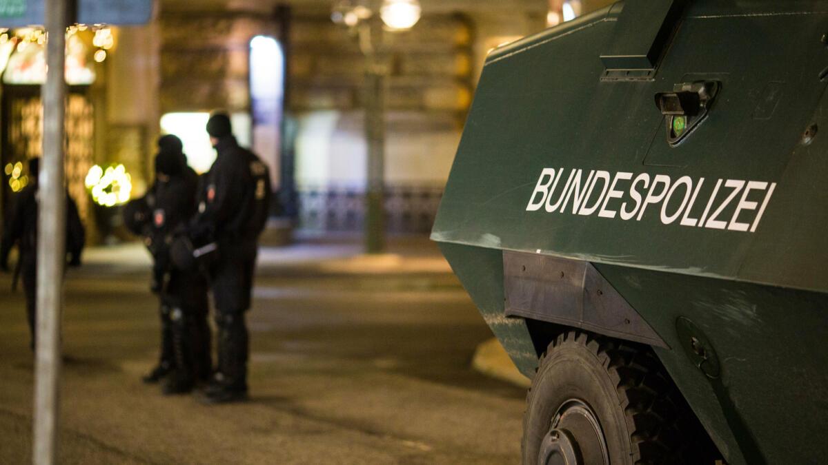 Räumpanzer der Bundespolizei