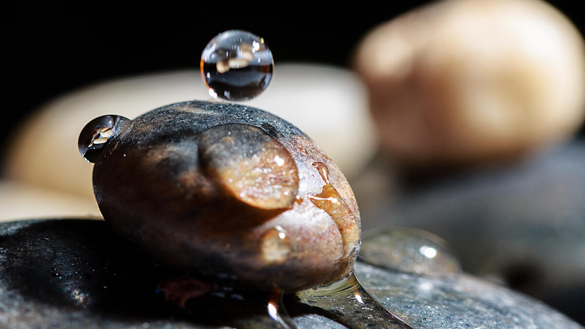 Tropfen auf dem Stein