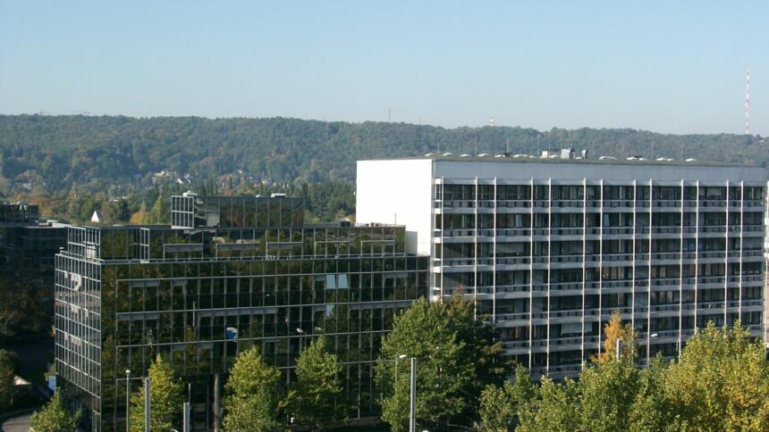 Eine Totalaufnahme der Zentrale des Bundesamt für Sicherheit und Informationstechnik in Bonn.