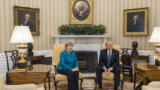 President Donald Trump meets with German Chancellor Angela Merkel in the Oval Office, Friday, March 17, 2017. (Official White House Photo by Shealah Craighead)