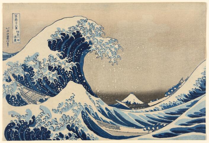 The Great Wave von Katsushika Hokusai