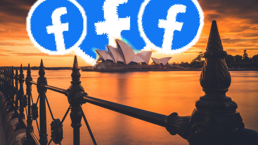 Australien und Facebook