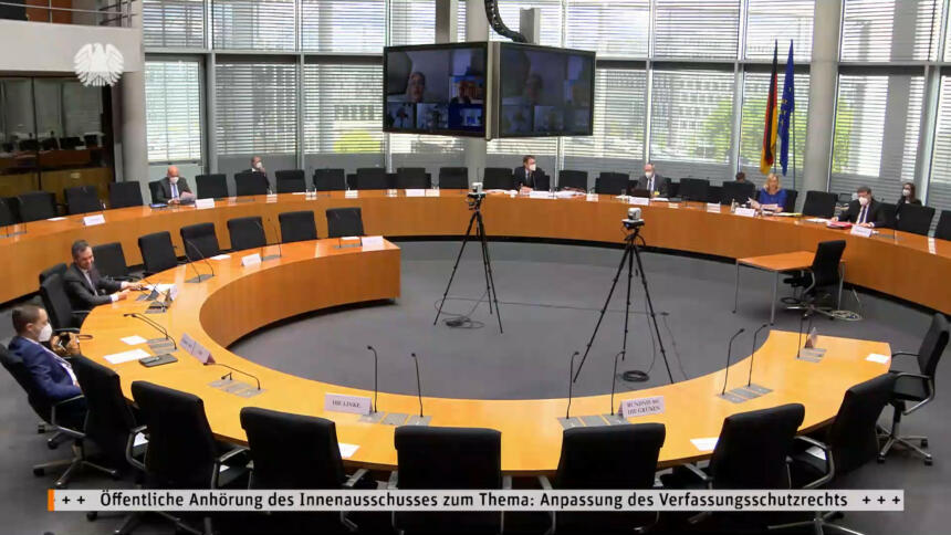 Innenausschuss im Bundestag