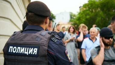 Polizist in Moskau