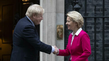 Boris Johnson und Ursula von der Leyen