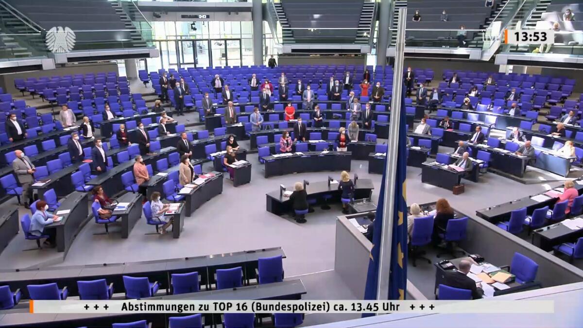 Abstimmung im Bundestag