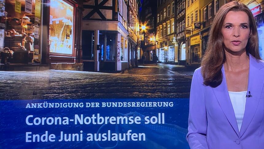 Ausschnitt aus der Tagesschau