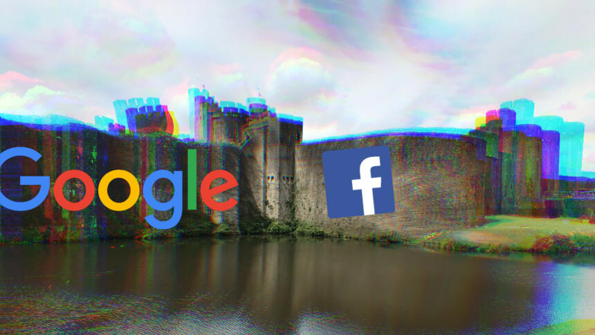 Der Burggraben von Google und Facebook
