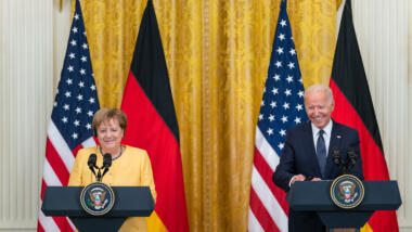 Angela Merkel und Joe Biden