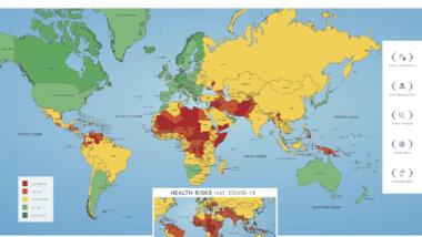 Weltkarte Risiko / Kriminalität