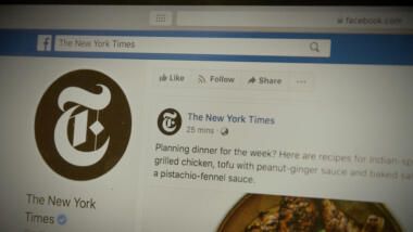 New York Times on Facebook