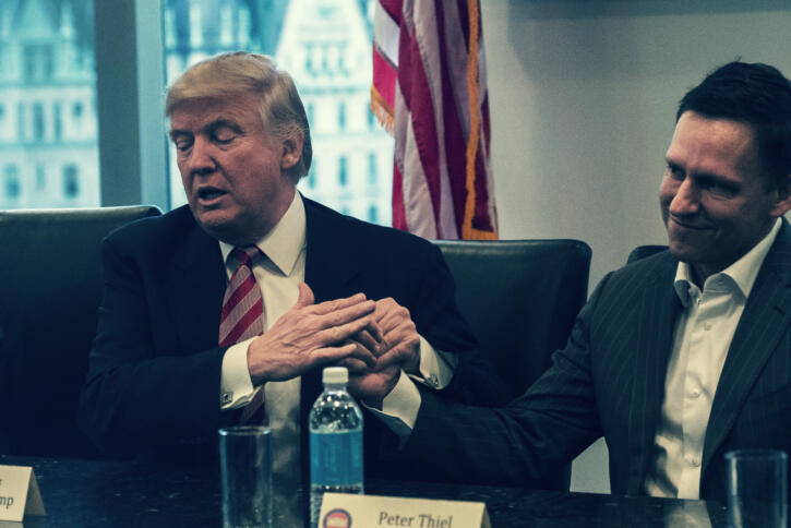 Donald Trump and Peter Thiel