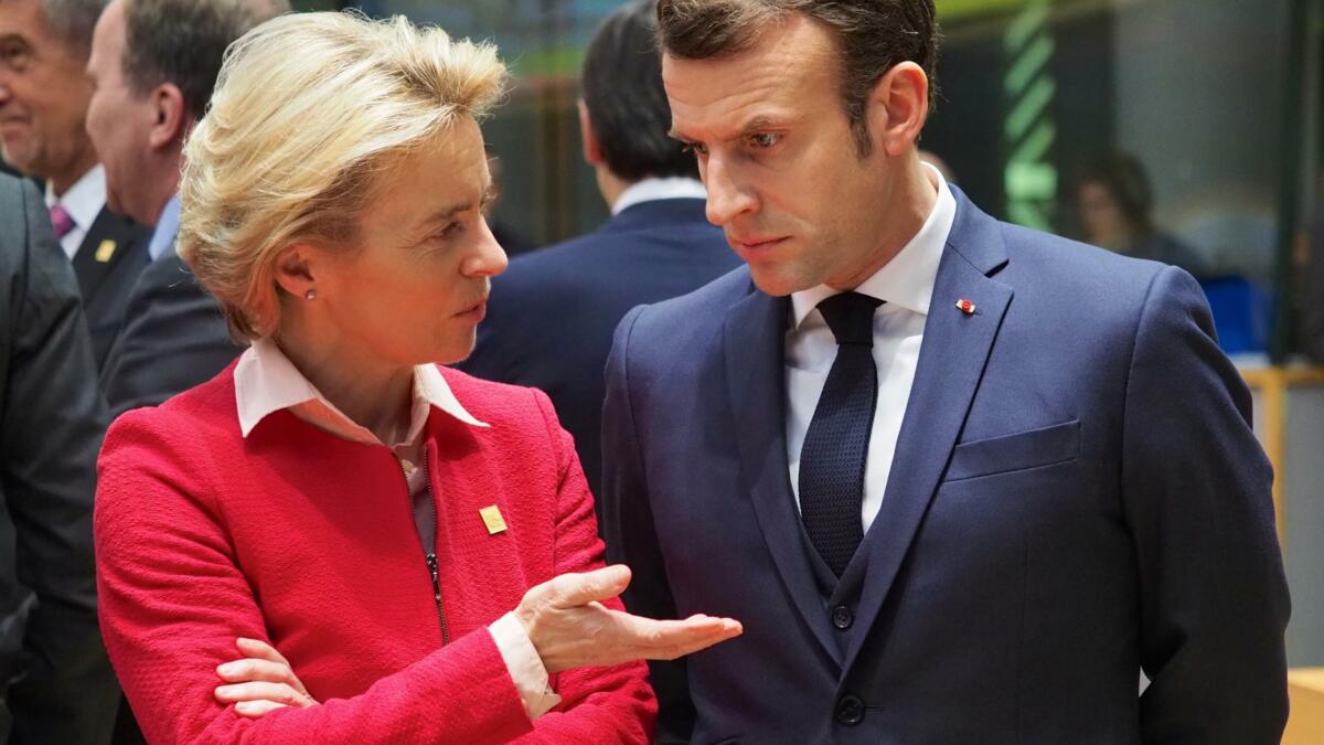 Ursula von der Leyen und Emmanuel Macron