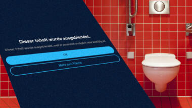 Suchergebnisse zum Begriff "Toilette" sind für iOS-Nutzer.innen von Tumblr blockiert