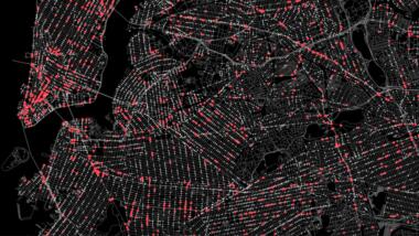 Karte der Überwachungskameras in New York