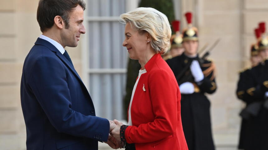 Macron und Von der Leyen