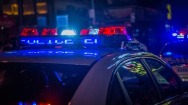Polizeiauto Blaulicht USA