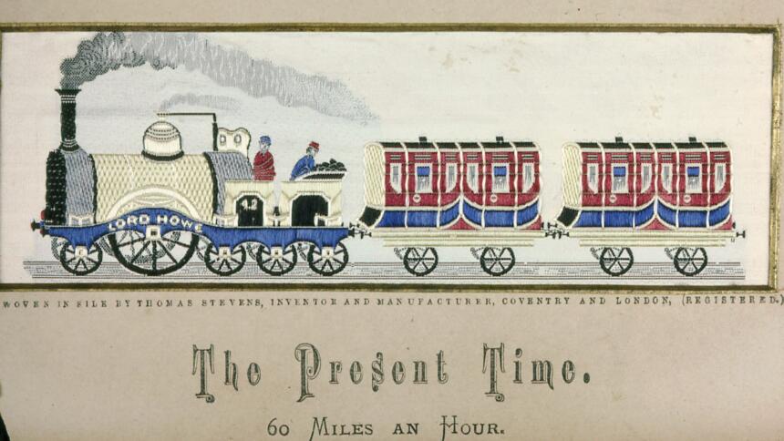 Das Bild zeigt einen Zug.