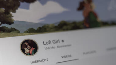 Ansicht der Kanal-Seite von Lofi Girl auf YouTube