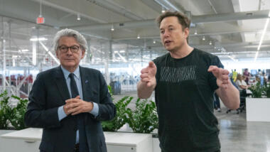 Thierry Breton und Elon Musk