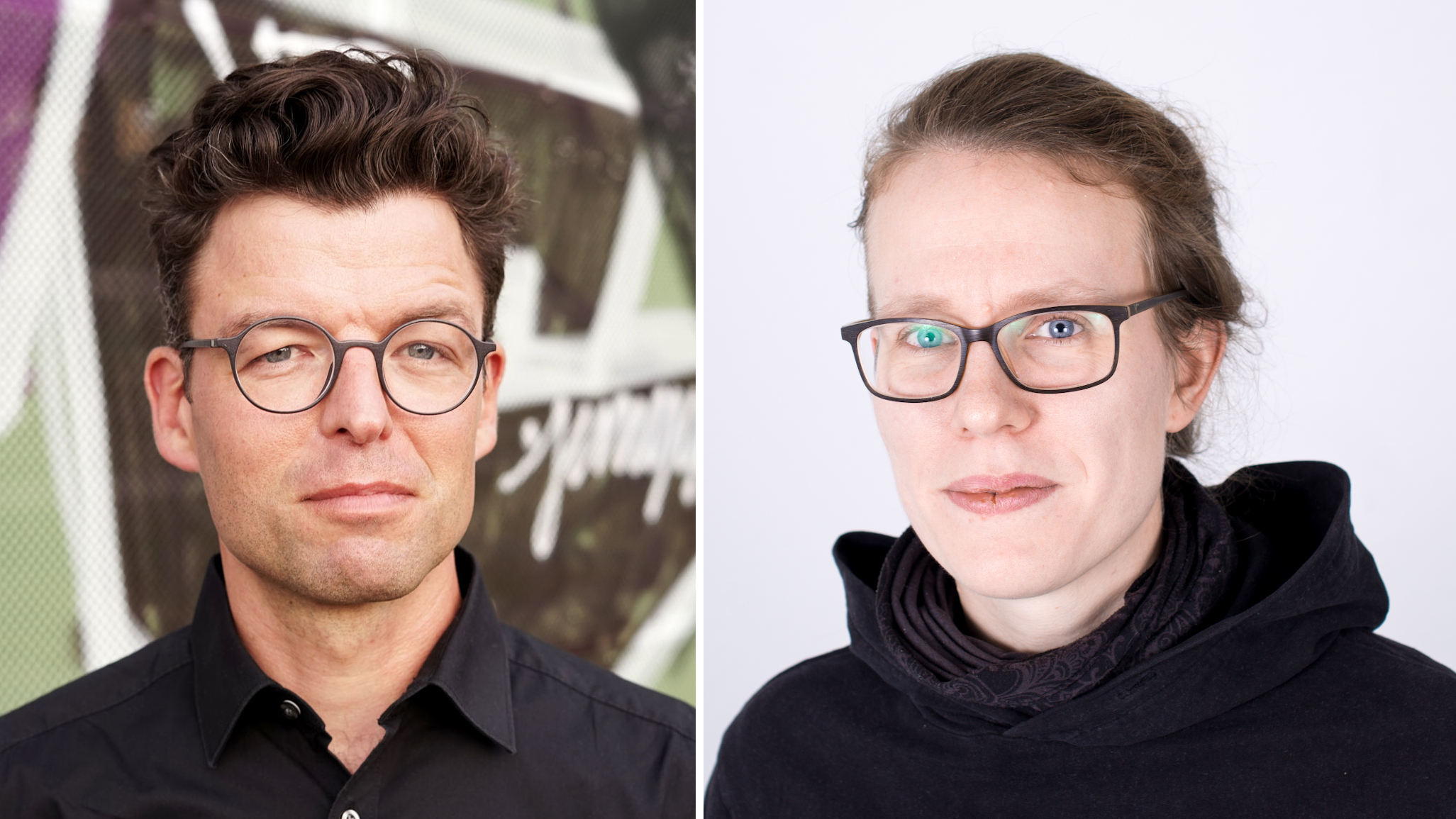 Daniel Leisegang und Anna Biselli