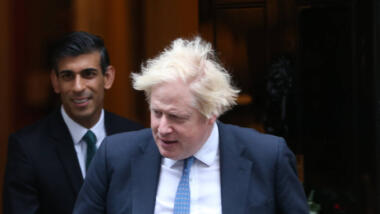 Rishi Sunak und Boris Johnson