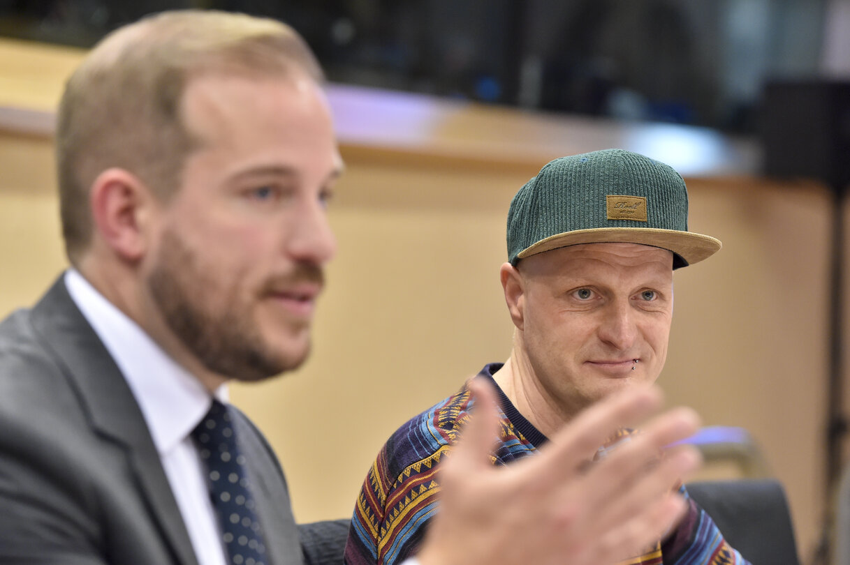 Andre Meister und Jeroen Lenaers