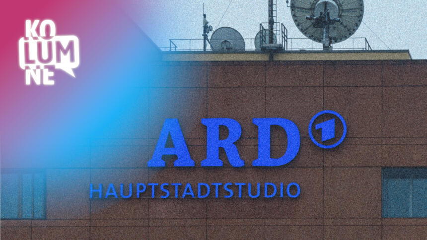 Gebäude mit Schriftzug von ARD-Hauptstadtstudio