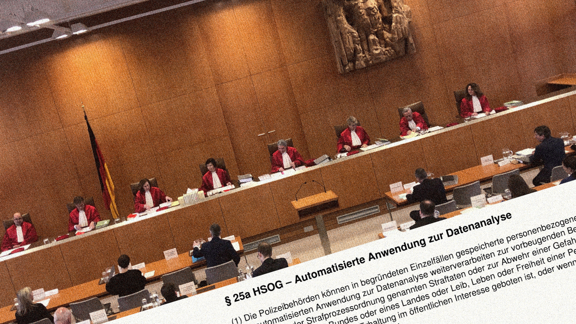 Verfassungsbeschwerden in Karlsruhe: Polizeiliche Big-Data-Analyse vor dem Aus?