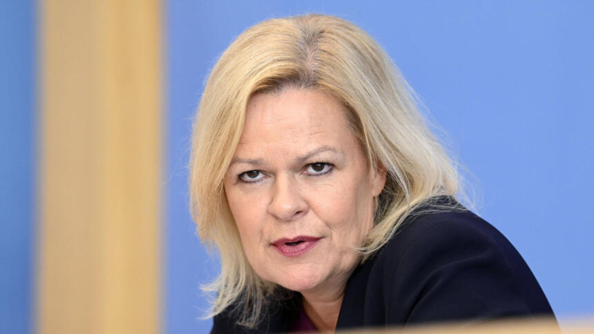 Innenministerin Nancy Faeser