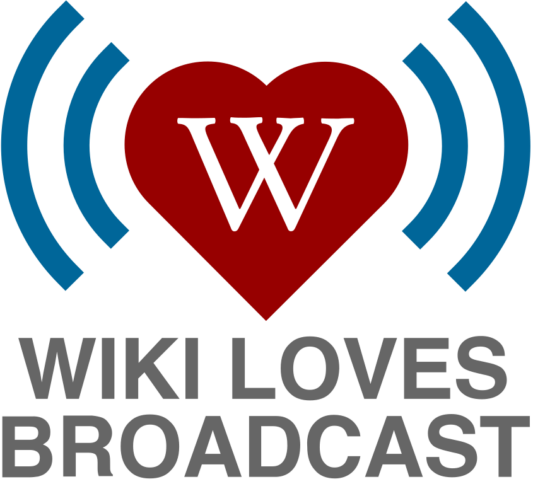 Logo der Initiative Wiki Loves Broadcast