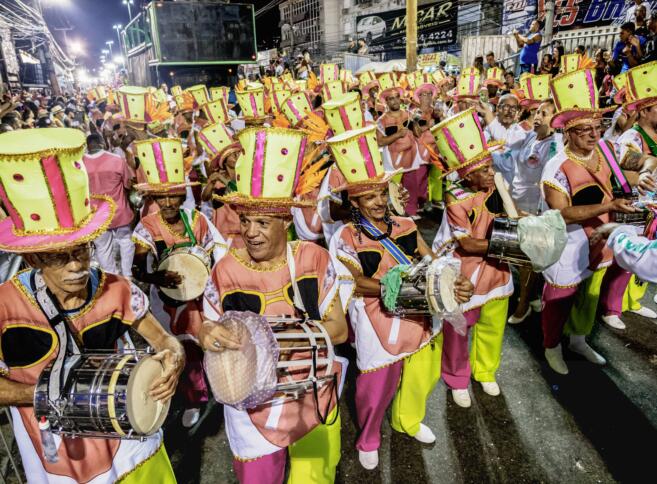 Karnevalsgruppe in Rio de Janeiro