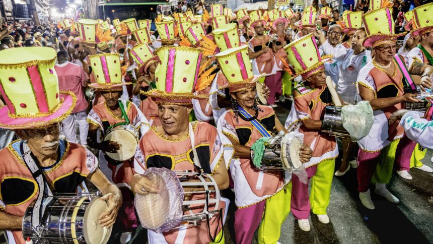 Karnevalsgruppe in Rio de Janeiro