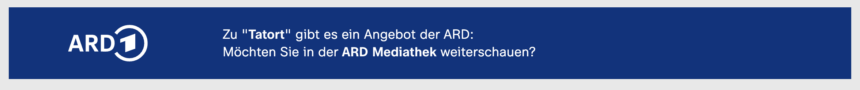 Screenshot eines Querverlinkungsbanners zur ARD aus der ZDF Mediathek