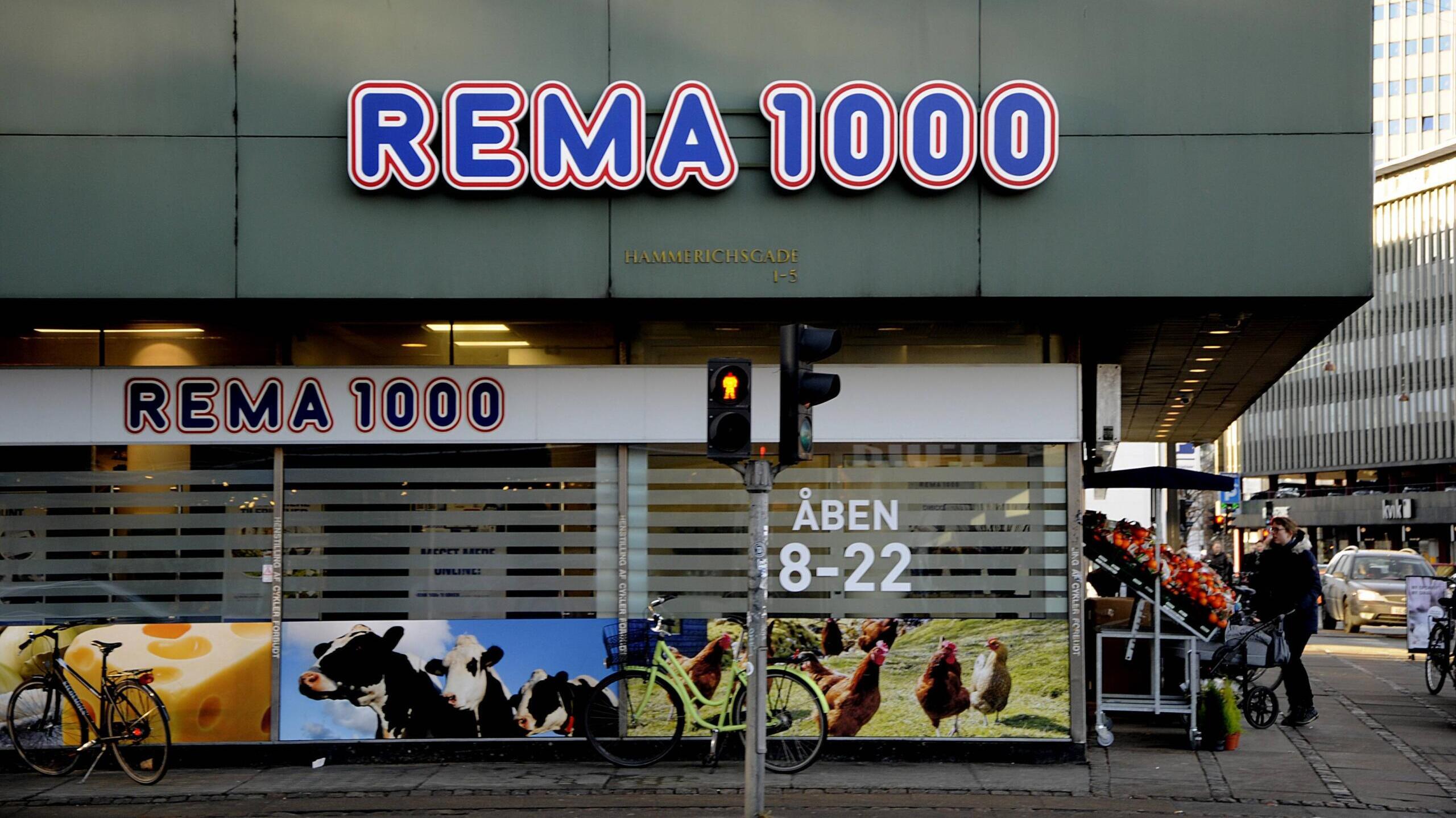 Supermarkt "Rema 1000" .