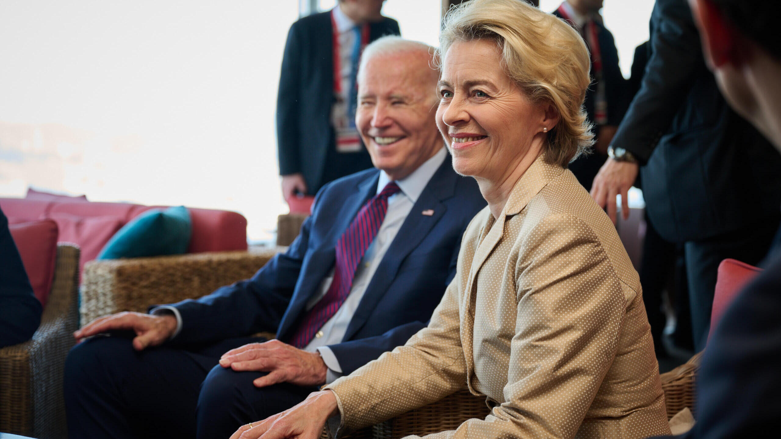 Ursula von der Leyen, Joe Biden