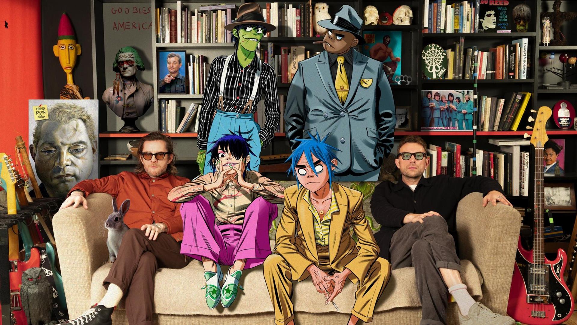 Gorillaz Pressebild