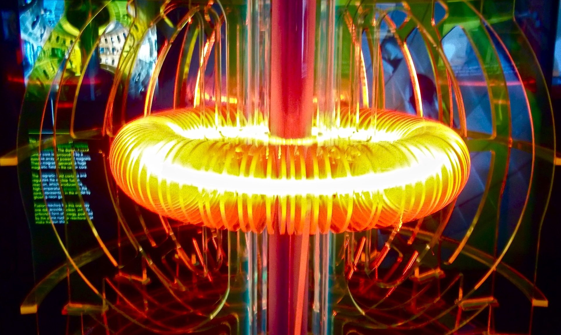 Stilisiertes Bild eines Kernfusionsreaktors