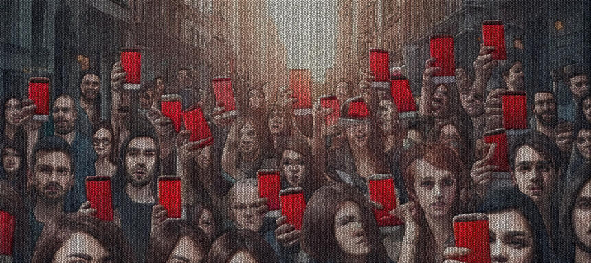 Wie sich eine KI vorstellt, dass wir Messenger benutzen (Diffusion Bee)