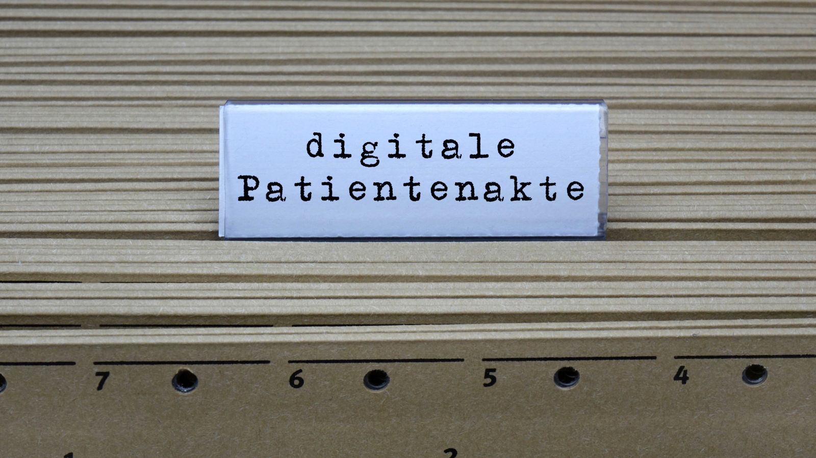 Hängeregister und digitale Patientenakte