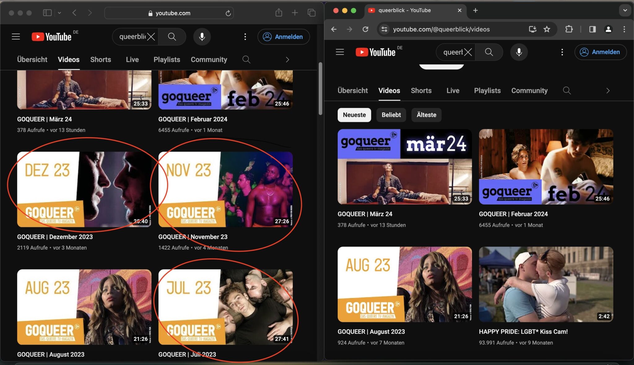 Eingeschränkter Modus YoutubeFilter für Schulen und Bibliotheken blockiert queere Inhalte