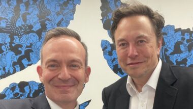 Volker Wissing mit Elon Musk