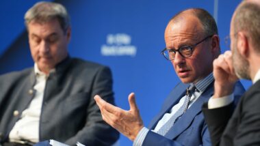 Friedrich Merz (CDU) mit Markus Söder (CSU).