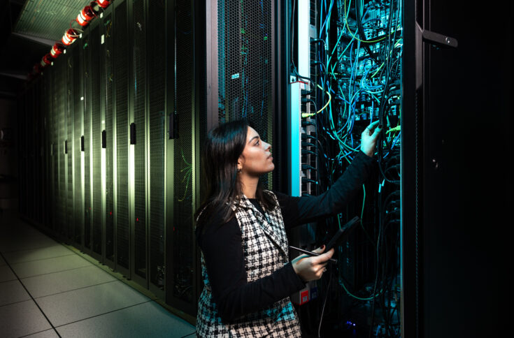 Blick ins Rechenzentrum