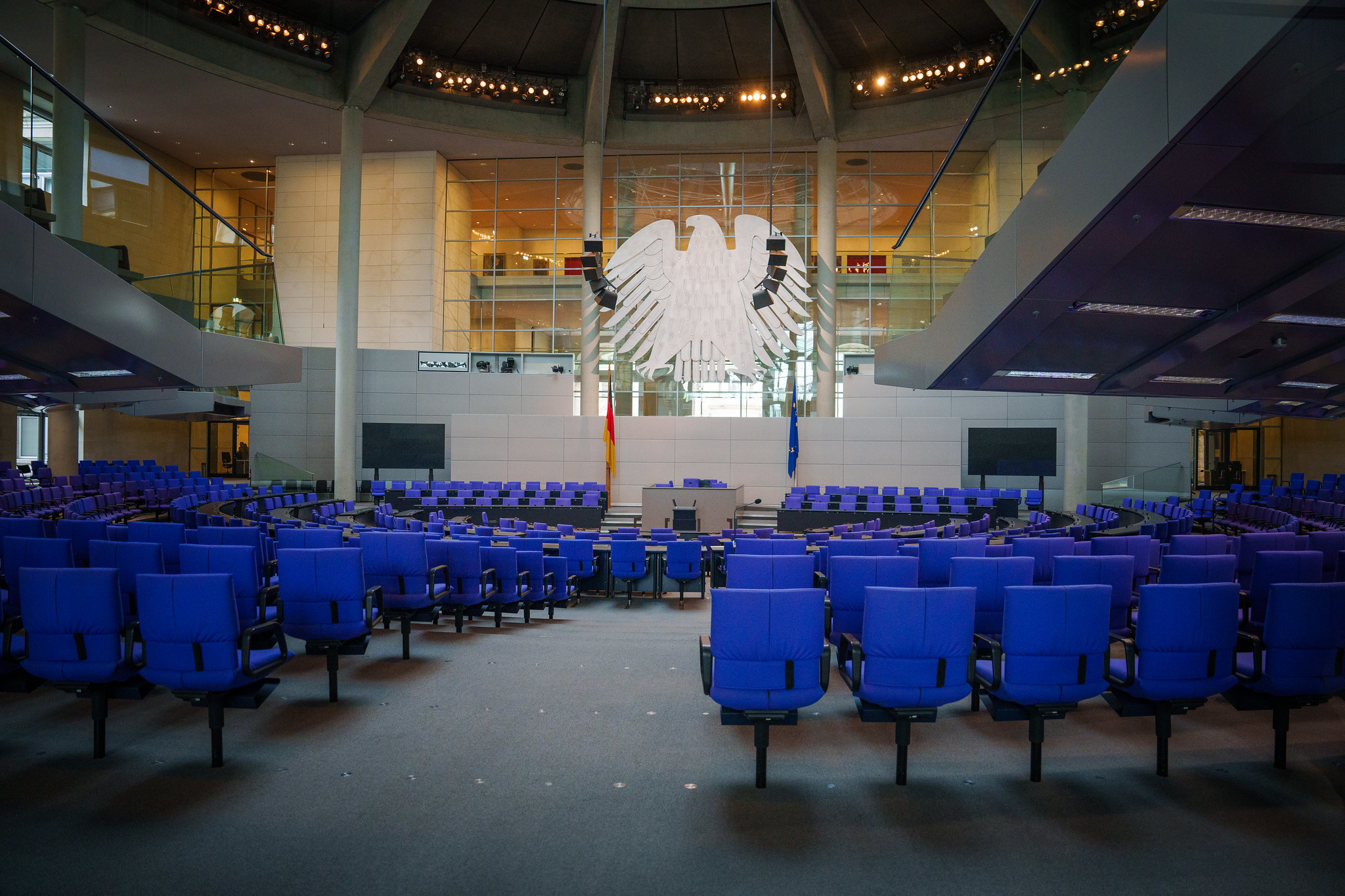 Blick in den Plenarsaal.