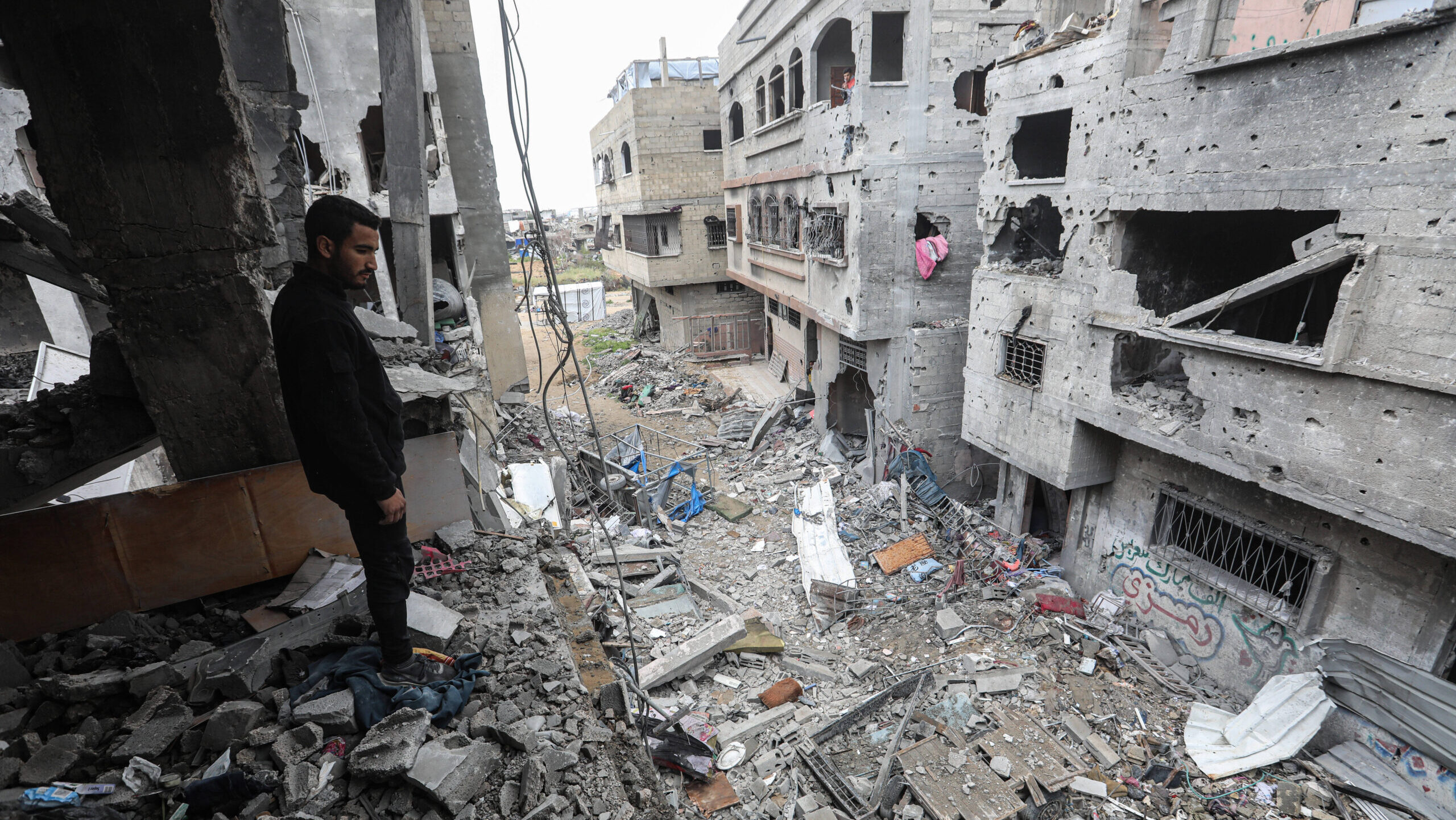Zerstörte Häuser im nördlichen Gaza-Streifen.