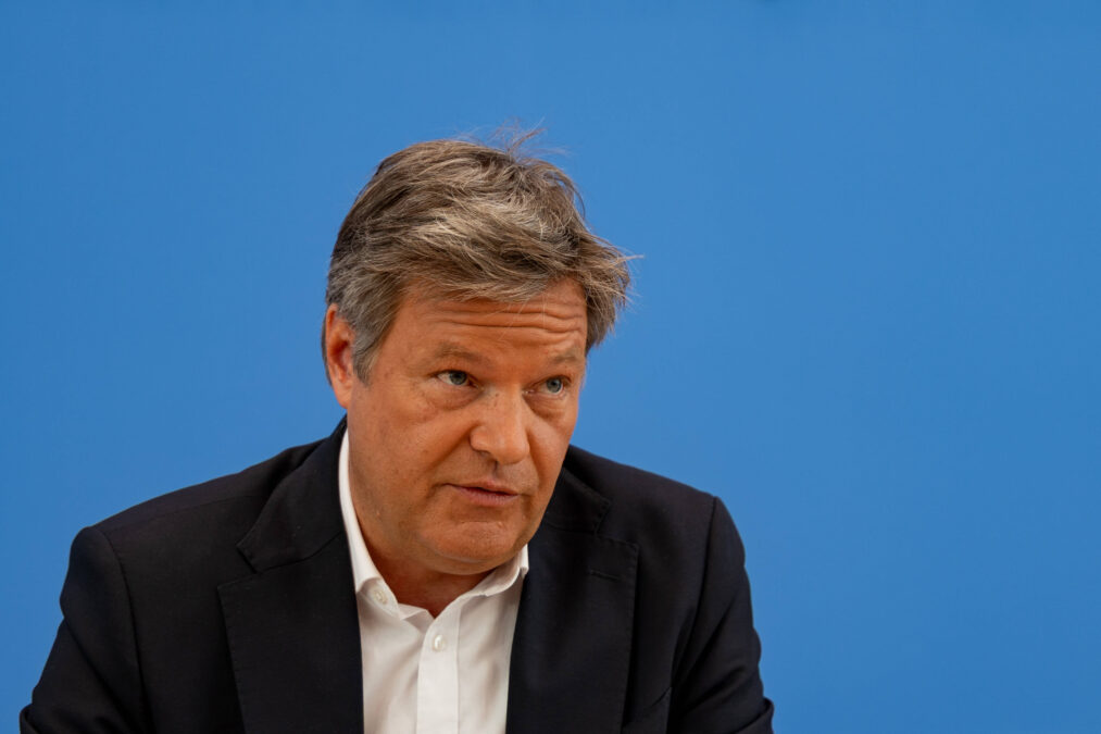 Robert Habeck guckt skeptisch