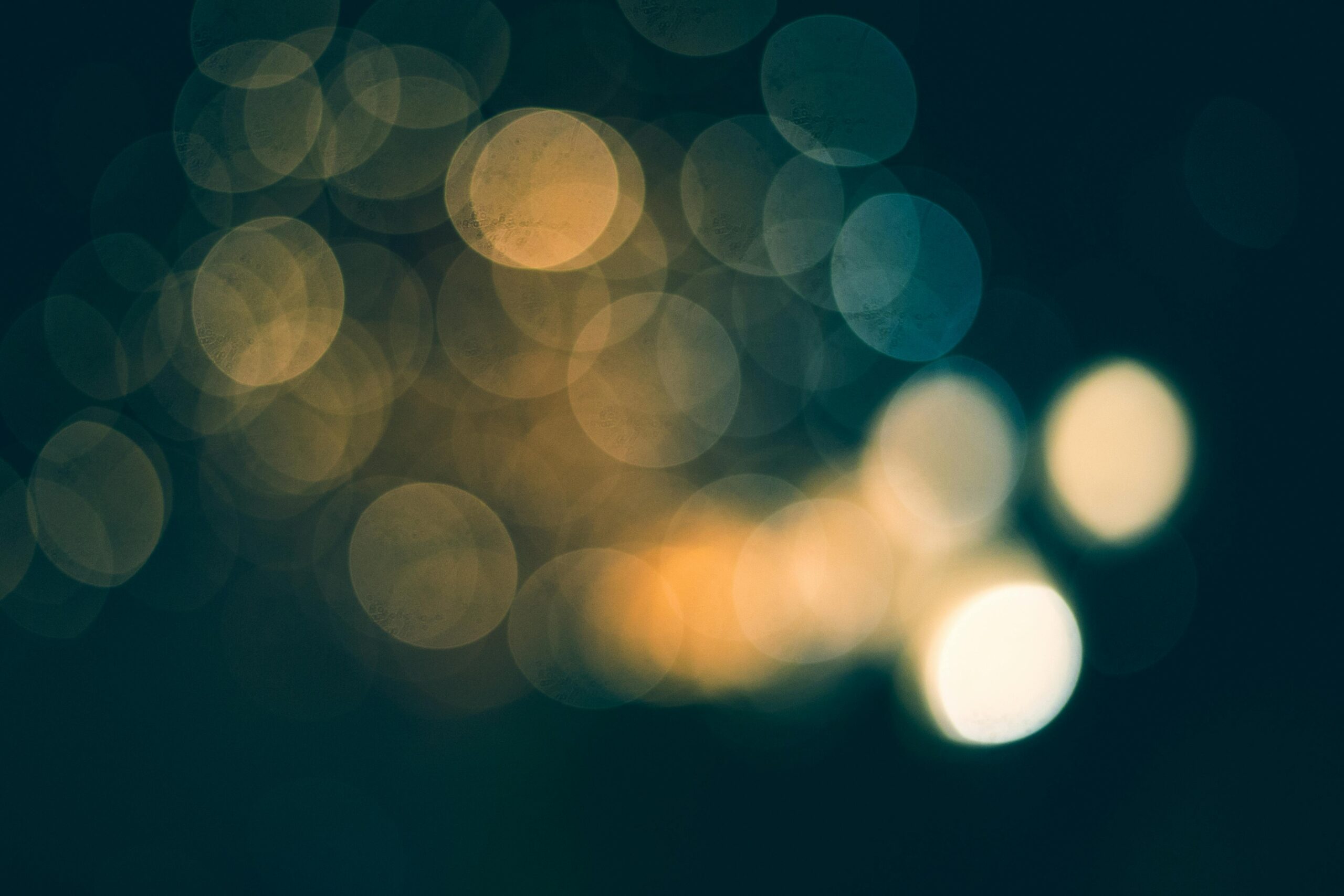 A blurry mess of lights.