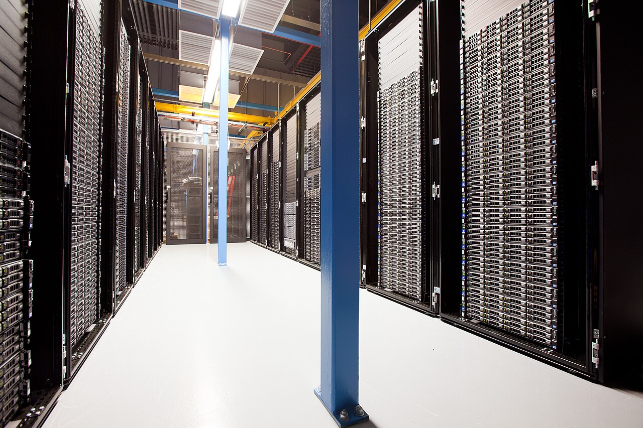 Serverraum der Wikimedia-Foundation